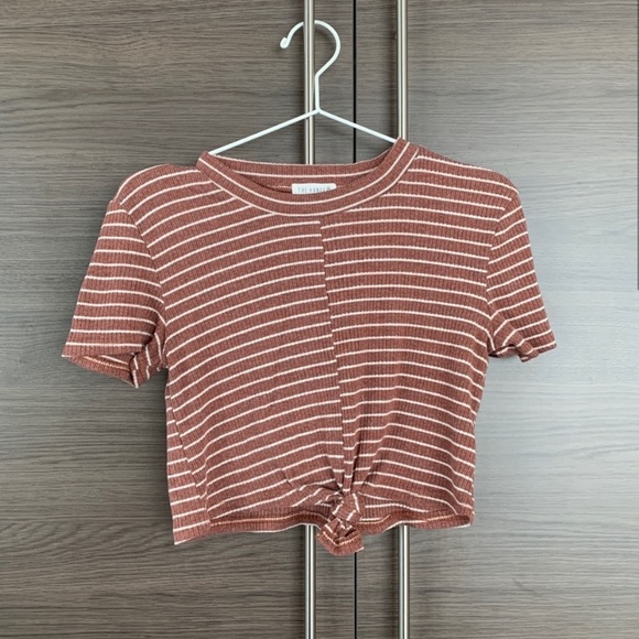 The Hanger Cropped Tie Top - Picture 1 of 4